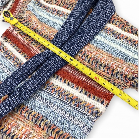 ANTHROPOLOGIE KNITTED & KNOTTED Michela Cardigan Red Motif NWT Size Small - Picture 5 of 13